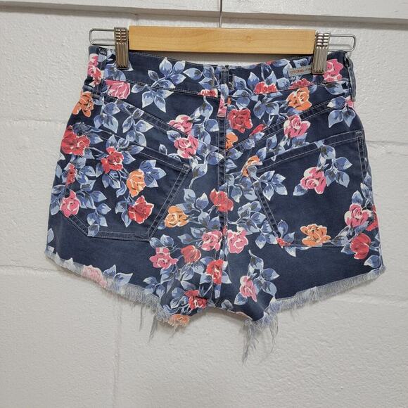 Citizens of Humanity X Jerome Daman Floral Jean Shorts 25 - Picture 2 of 11